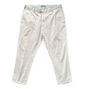 Peter Millar Pima Cotton Mens Size 38 Chinos Pants Flat Front Khaki Beige